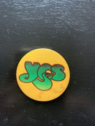 Yes,  1970’s. .  Record Company Promo Button/ Badge