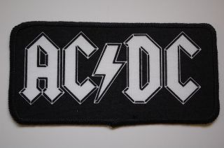 Acdc Sewn Patch (sp1159) Rock Metal Backpatch Metallica Black Sabbath Slayer
