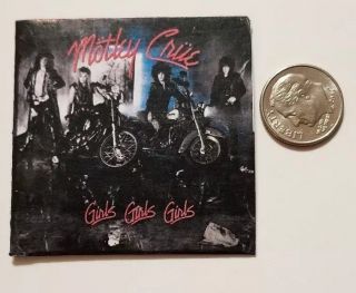 Miniature Record Album Barbie Gi Joe 1/6 Playscale Motley Crue Action Girls