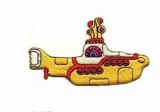 The Beatles Yellow Submarine Iron - On Patch 3.  5 "