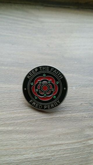 Fred Perry Northern Soul Pin Badge