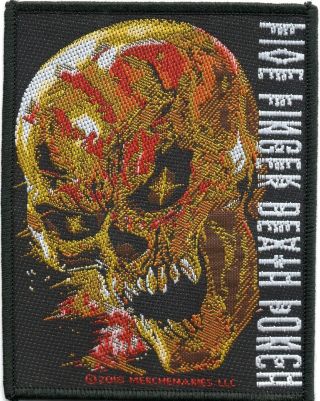 Five Finger Death Punch Patch And Justice For None Woven Patch