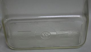 Vintage WESTINGHOUSE Refrigerator Dish LOAF PAN SHAPE Pyrex 3