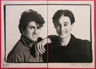 Wham George Michael Andrew Ridgeley Omd China Crisis 1984 Clipping Japan Ml 4a