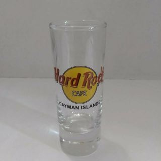 Hard Rock Cafe Cayman Islands 4 " Shot Glass Classic Hrc Logo Black Text Cordial