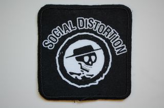 Social Distortion Sewn Patch (1181) Rock Mike Ness Punk Johnny Cash Rockabilly