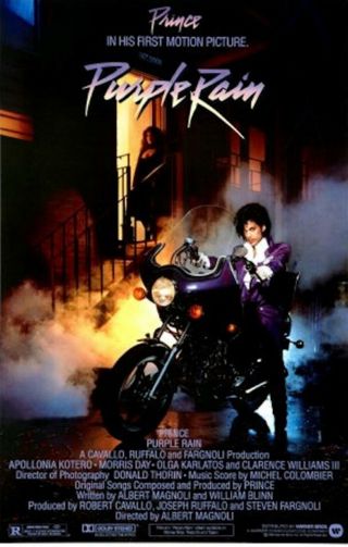 Purple Rain Poster Movie Prince