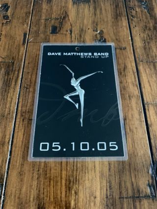 Dave Matthews Band Stand Up Promotional Laminated Lanyard Card