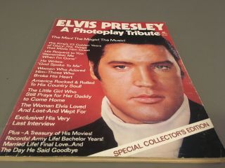 Ex Photoplay Elvis Presley A Photoplay Tribute (1977 Special Collector 