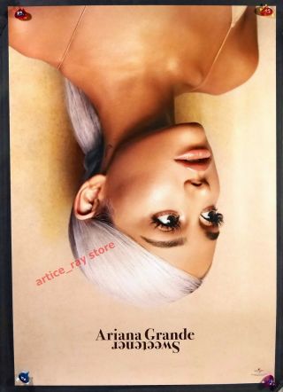 Ariana Grande Sweetener Taiwan Promo Poster 2018