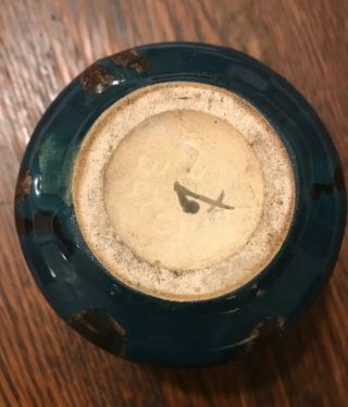 Vintage Belgium Art Pottery Vase Flowing Glaze 2
