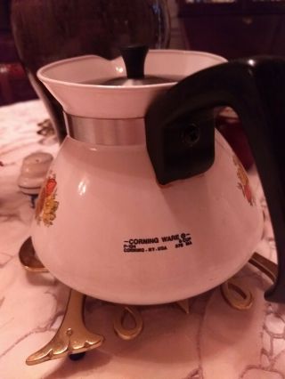 Vintage Corning Ware Spice O’ Life Teapot/ Coffee Pot 6 - CUP P - 104 2