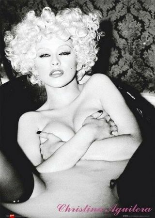 Christina Aguilera Poster - Hot Sexy Bath - 24x36
