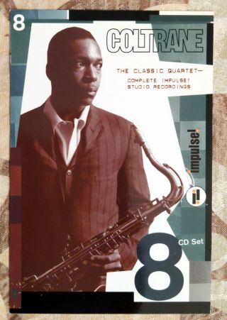 Vintage Jazz Promo Postcard - John Coltrane - The Classic Quartet Nm 1998