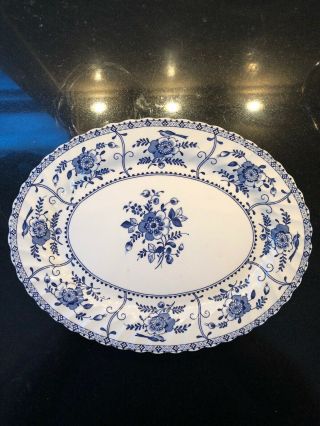 Johnson Bros Indies Blue 12” Charger Plate Platter