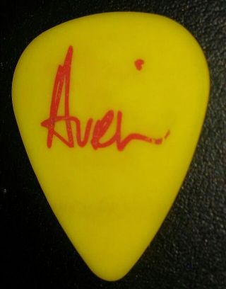 Avril Lavigne 2003 Shut Me Up Yellow Concert Tour Guitar Pick Rare