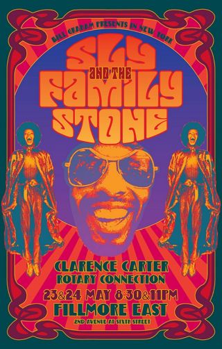Sly And The Family Stone 13x19 Concert Poster.