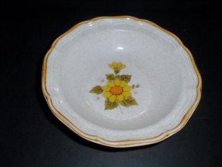 3 Mikasa China Garden Club Eb802 Sunny Side Cereal/soup Bowls_set Of Three D29
