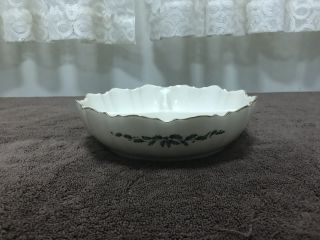 Lenox Holiday 3 - Part Divided Condiment/nut Dish Christmas Holly And Berry Usa