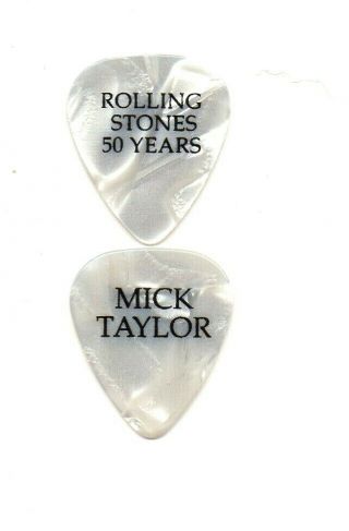 (( (mick Taylor - Stones 50th))  Guitar Pick Picks Plectrum Very Rare 7