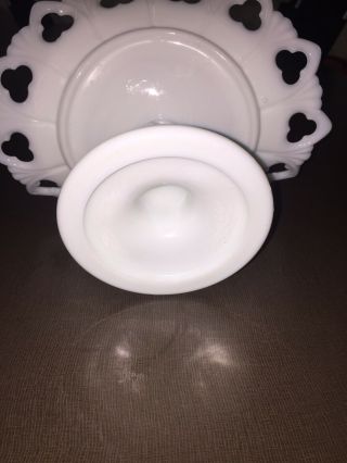 milk glass footed fruit bowl 4