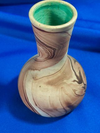Nemadji Garden Of The Gods Hand Thrown Pottery VTG Vase Colorado 2 3