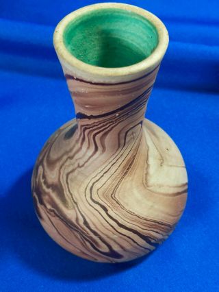 Nemadji Garden Of The Gods Hand Thrown Pottery VTG Vase Colorado 2 4
