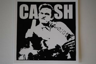 Johnny Cash Sticker Decal (s21)