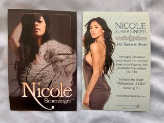 Nicole Scherzinger - Her Name Is 2 Promotional Post Card Pussycat Dolls Sex Hot