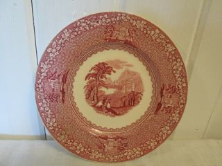 Vintage Royal Staffordshire Jenny Lind 1795 Pink Plate 6 3/8 " Salad Desert