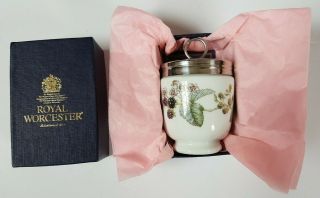 Royal Worcester Egg Coddler,  King Size Fairfield,  W/ Recipe Book