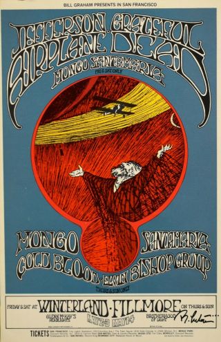 Jefferson Airplane 13 X 19 Concert Poster 3