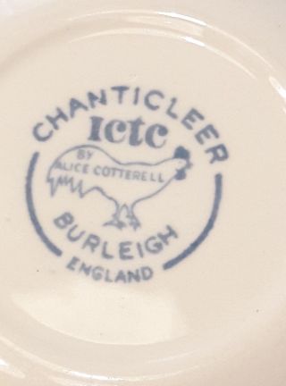 BURLEIGH CHANTICLEER Coupe Cereal Bowl Alice Cotterell 5