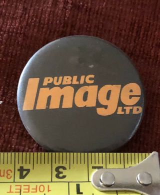 Public Image Limited Badge Vintage Punk Badge Pin 40mm