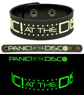 Panic At The Disco Wristband Rubber Bracelet Glow In The Dark V2