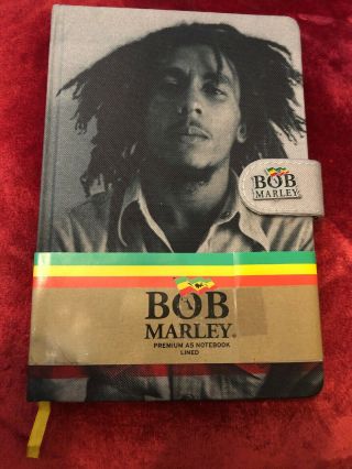 Bob Marley Officially Licensed Premium A5 Notebook Sr71877 & Four Badges