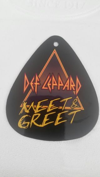 Def Leppard Tour Vip Meet And Greet Backstage Pass Fan Collectable