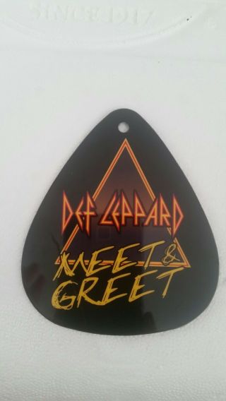 DEF LEPPARD TOUR VIP Meet And Greet BACKSTAGE Pass FAN COLLECTABLE 2