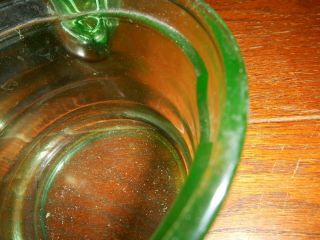 Rare Vaseline Glass Measuring Cup 1 Pint Rare Handle 3