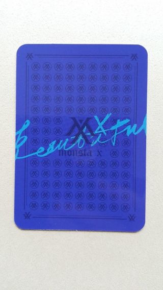 MONSTA X Album Official photocard Photo Card - I.  M (Type B) 2