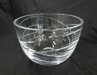 Ralph Lauren Round 8 " Crystal Glass Bowl