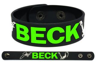 Jeff Beck Wristband Rubber Bracelet