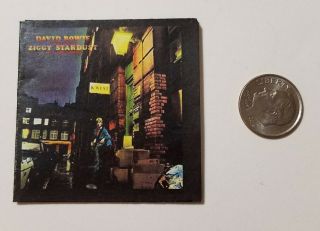 Miniature record Album Barbie Gi Joe 1/6 Playscale David Bowie Ziggy Stardust 3
