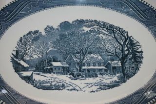 Royal China Blue Currier and Ives 13 