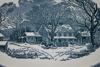 Royal China Blue Currier and Ives 13 