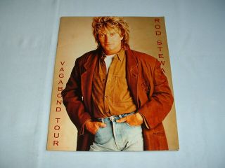 Rod Stewart Official Vagabond Heart 1991/1992 Tour Programme (concert/book)