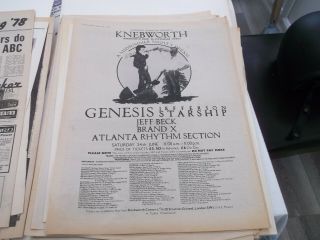Knebworth 1978.  Genesis,  Jeff Beck,  Jefferson Starship,  Brand X
