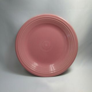 Dinner Plate Fiesta 10.  5 Rose Pink By Homer Laughlin Fiestaware Hlc Usa