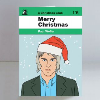 Paul Weller 2016 Ltd Edition A5 Christmas Card Mod The Jam