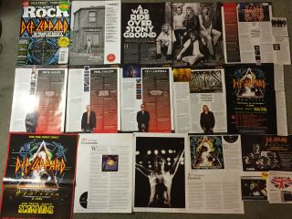 Def Leppard - Over 20 Clippings